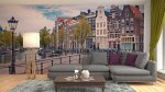 Woonkamer fotobehang Amsterdam 105440606